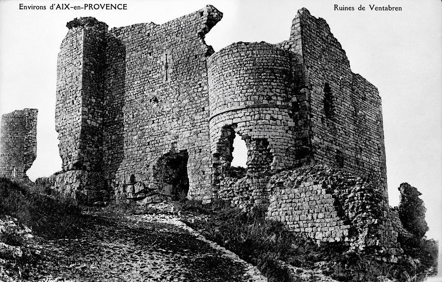 Les ruines du château de la Reine-Jeanne