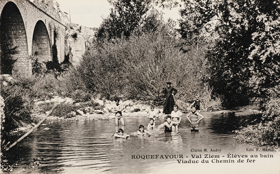 Les enfants au bain dans l'Arc — recto