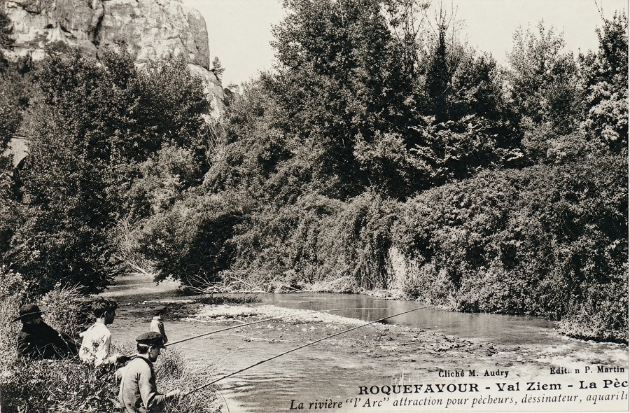 Pêcheurs dans l'Arc — recto