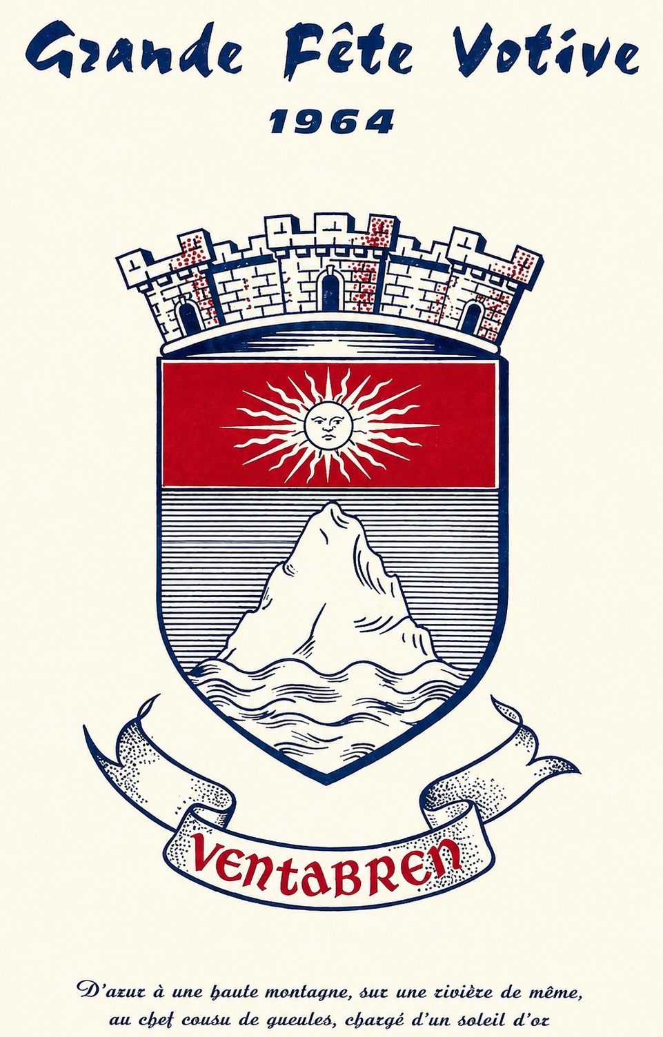Blason Ventabren 1964
