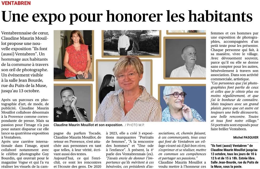 Exposition "Ils font (aussi) Ventabren"