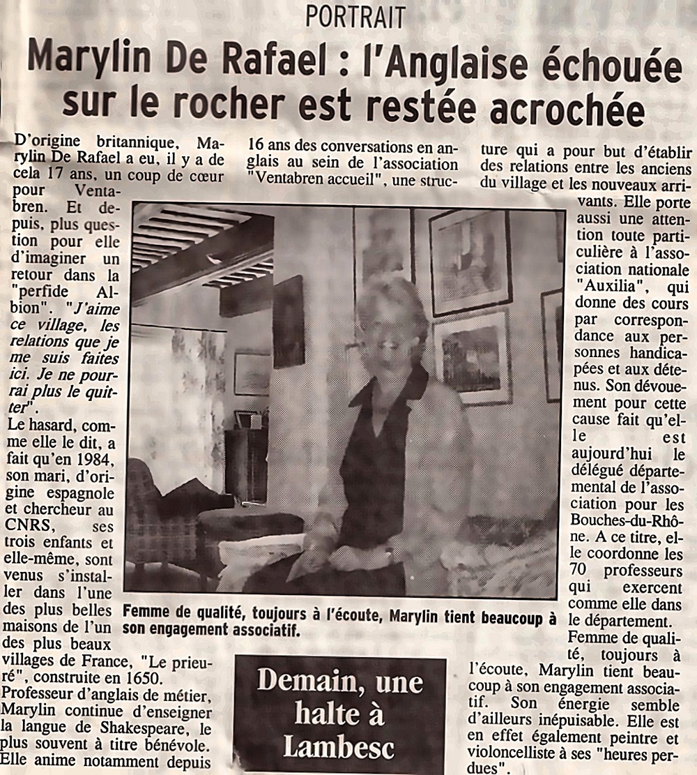 Une anglaise échouée sur le rocher