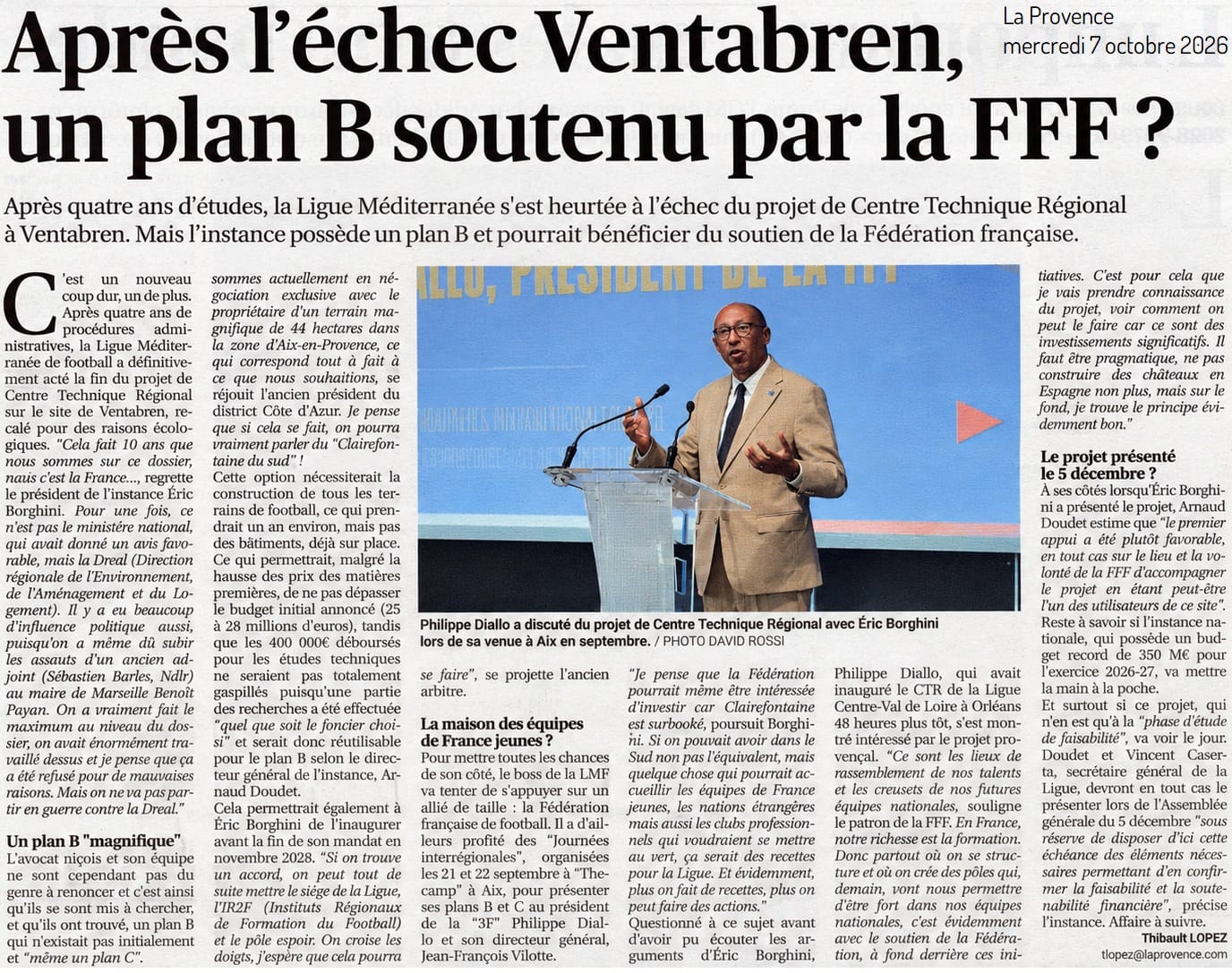 Clap de fin pour le Clairefontaine de Ventabren