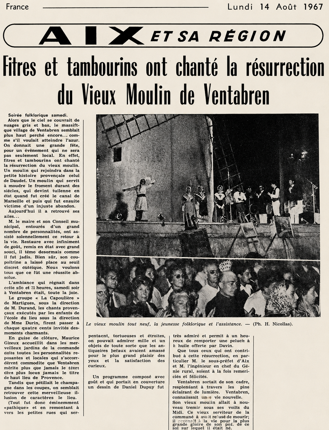 La résurrection du Vieux Moulin
